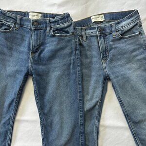abercrombie kids Straight Leg Jeans Size 11/12 Long Lot